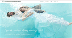Desktop Screenshot of bruidsfotojournalist.nl
